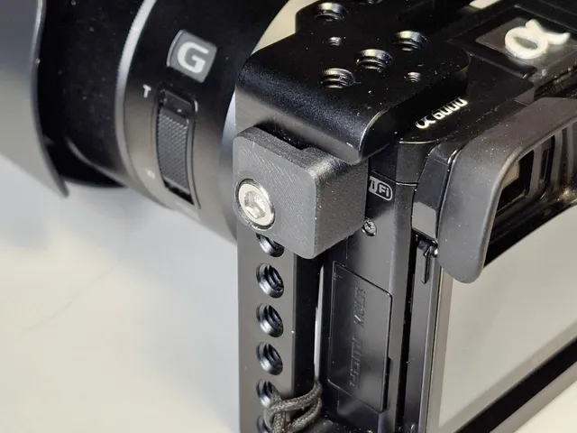 Sony A6000 SmallRig cage second mount