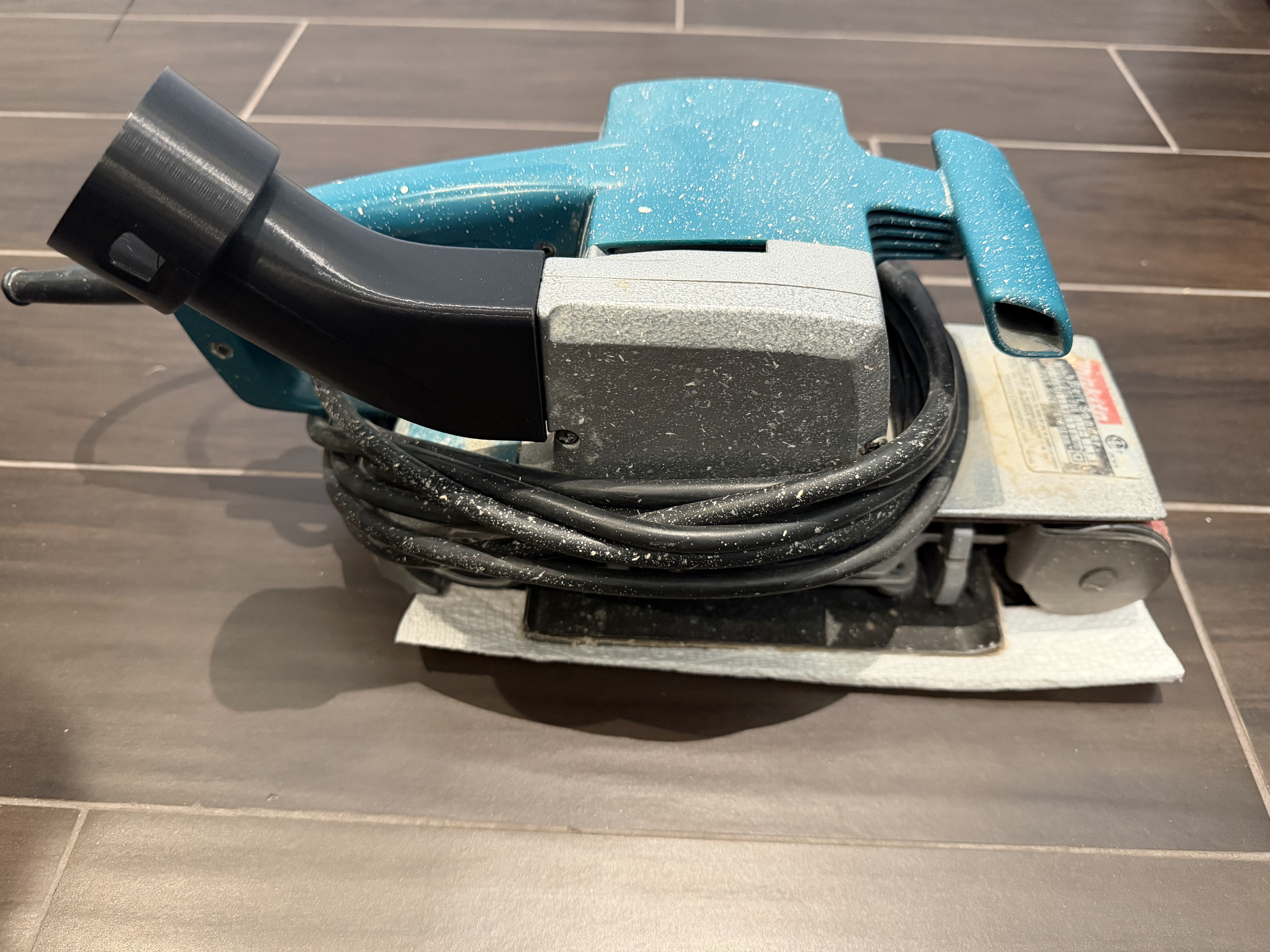 Makita Belt Sander adapter for Bosch Dust Extractor/Vacuum