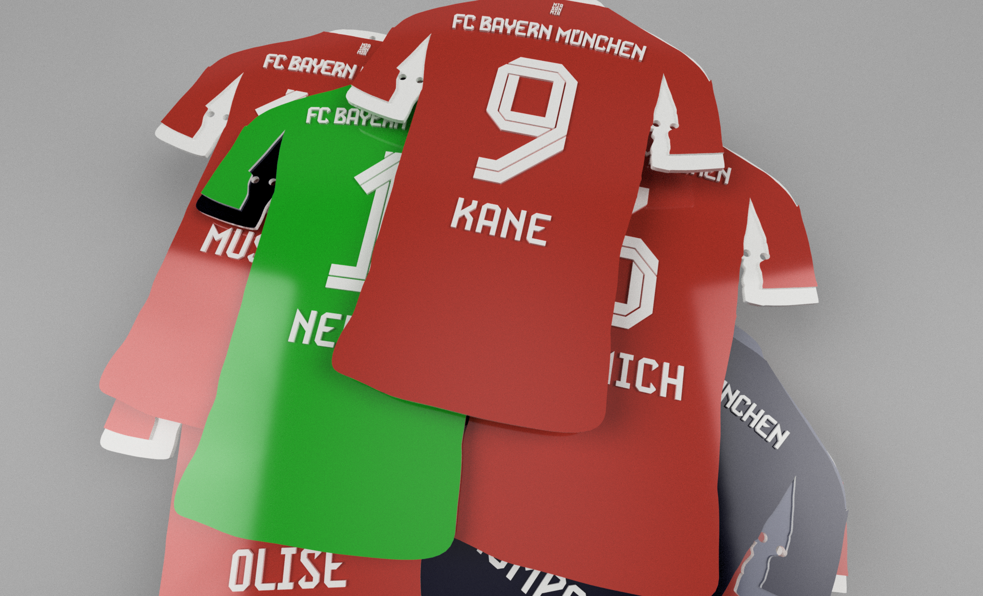 FC Bayern Jersey Set – Players, Goalkeepers & Coach