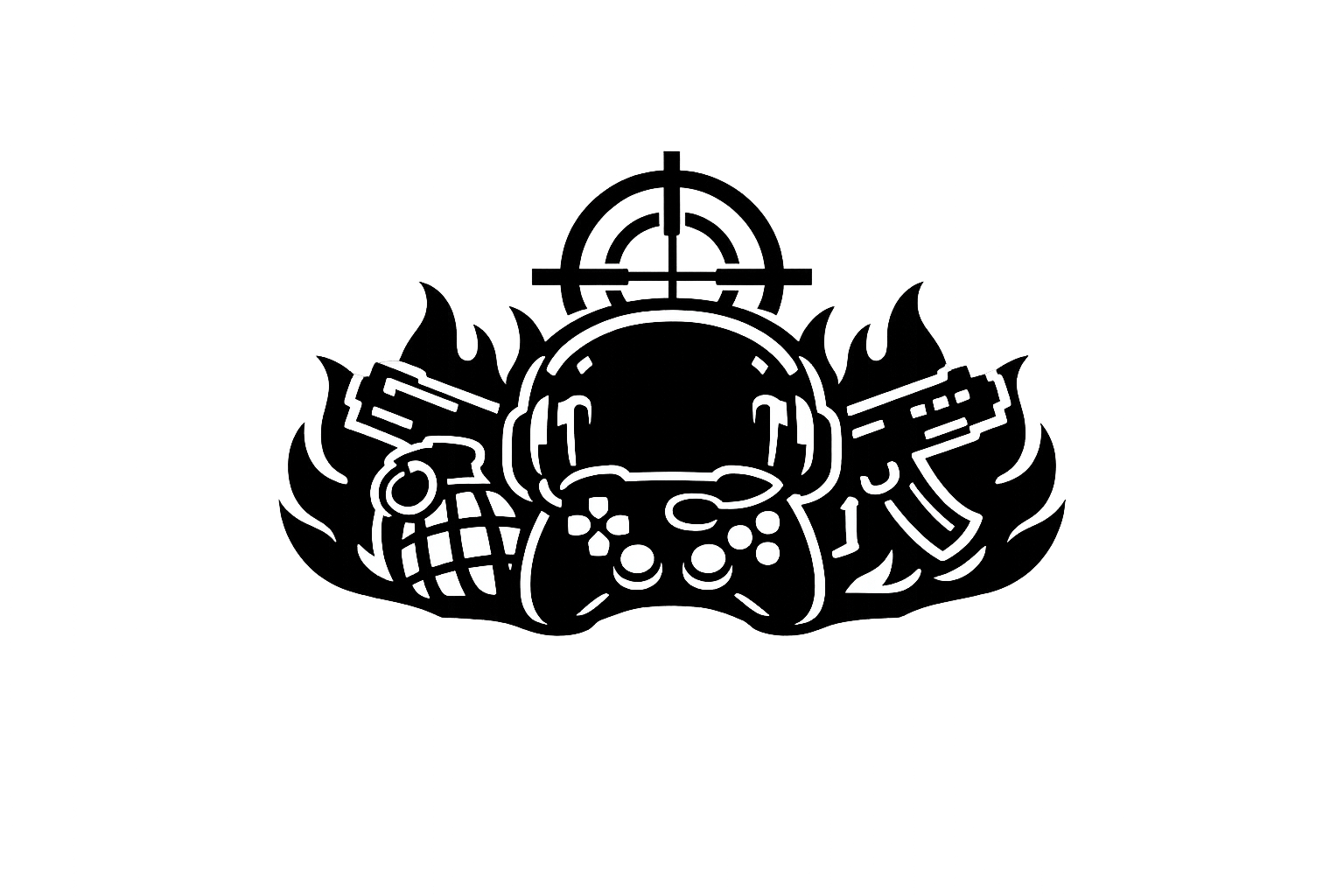 Herní nástěnný motiv / Gaming wall emblem
