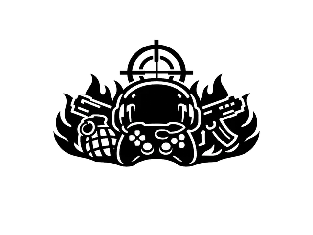Herní nástěnný motiv / Gaming wall emblem