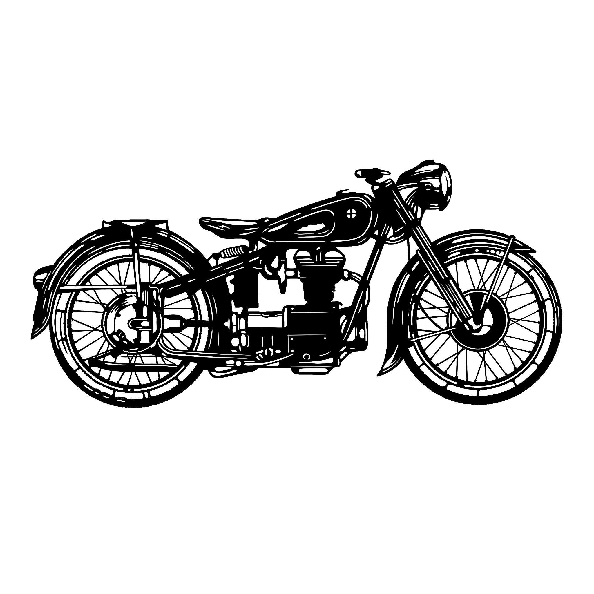 Vintage motorcycle