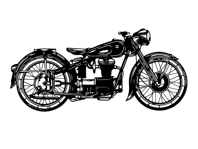 Vintage motorcycle
