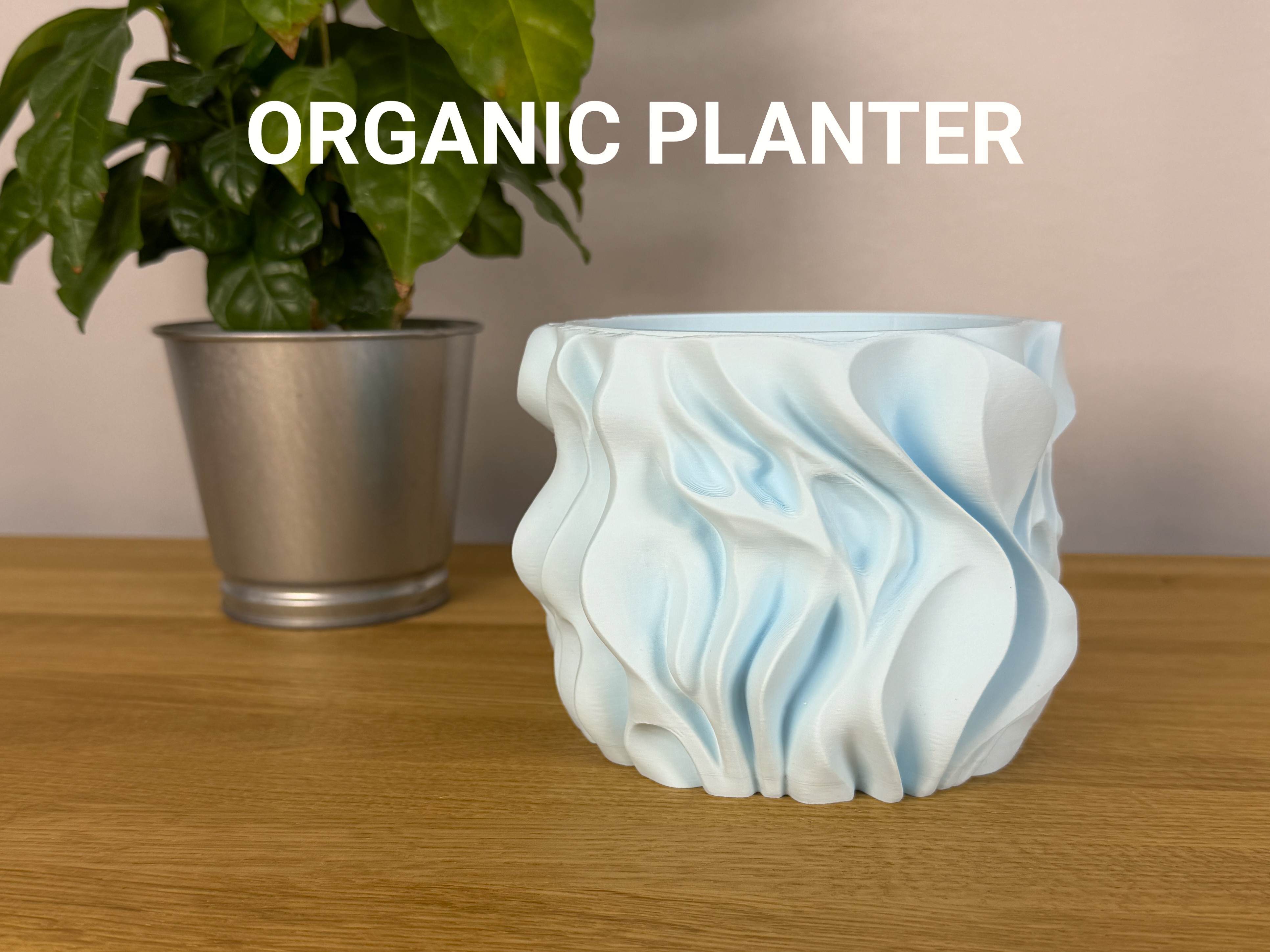 Organic Planter — STL Grátis | 3DFinder