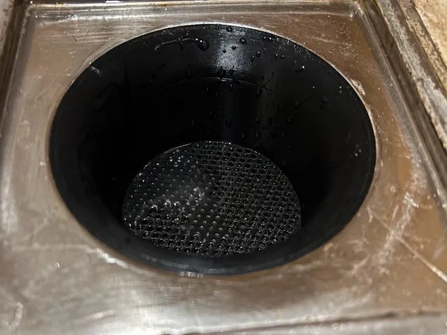 Shower drain strainer