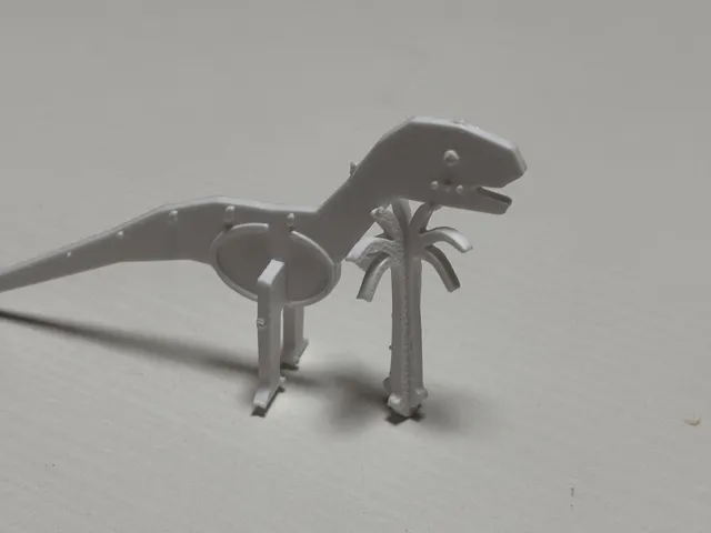 T-Rex - Kit Card (2 Colours, Slot-Together, No Glue)