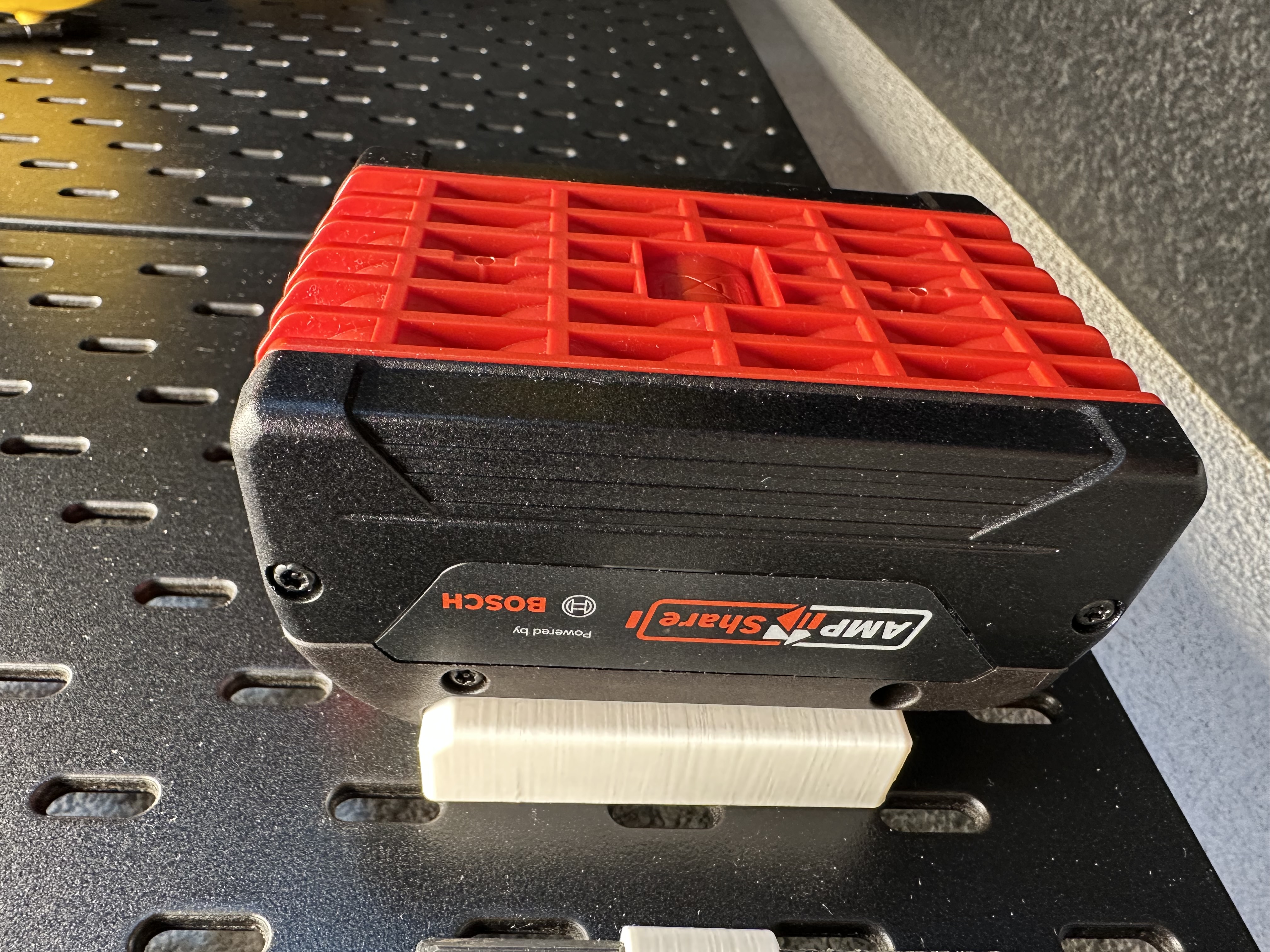 Bosch Battery Holder for IKEA Skadis (using T-Nuts)