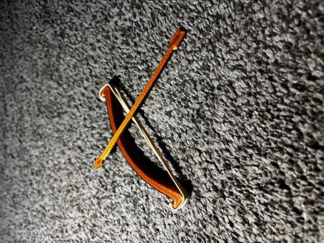 Simple Rubber Band Bow and Arrow