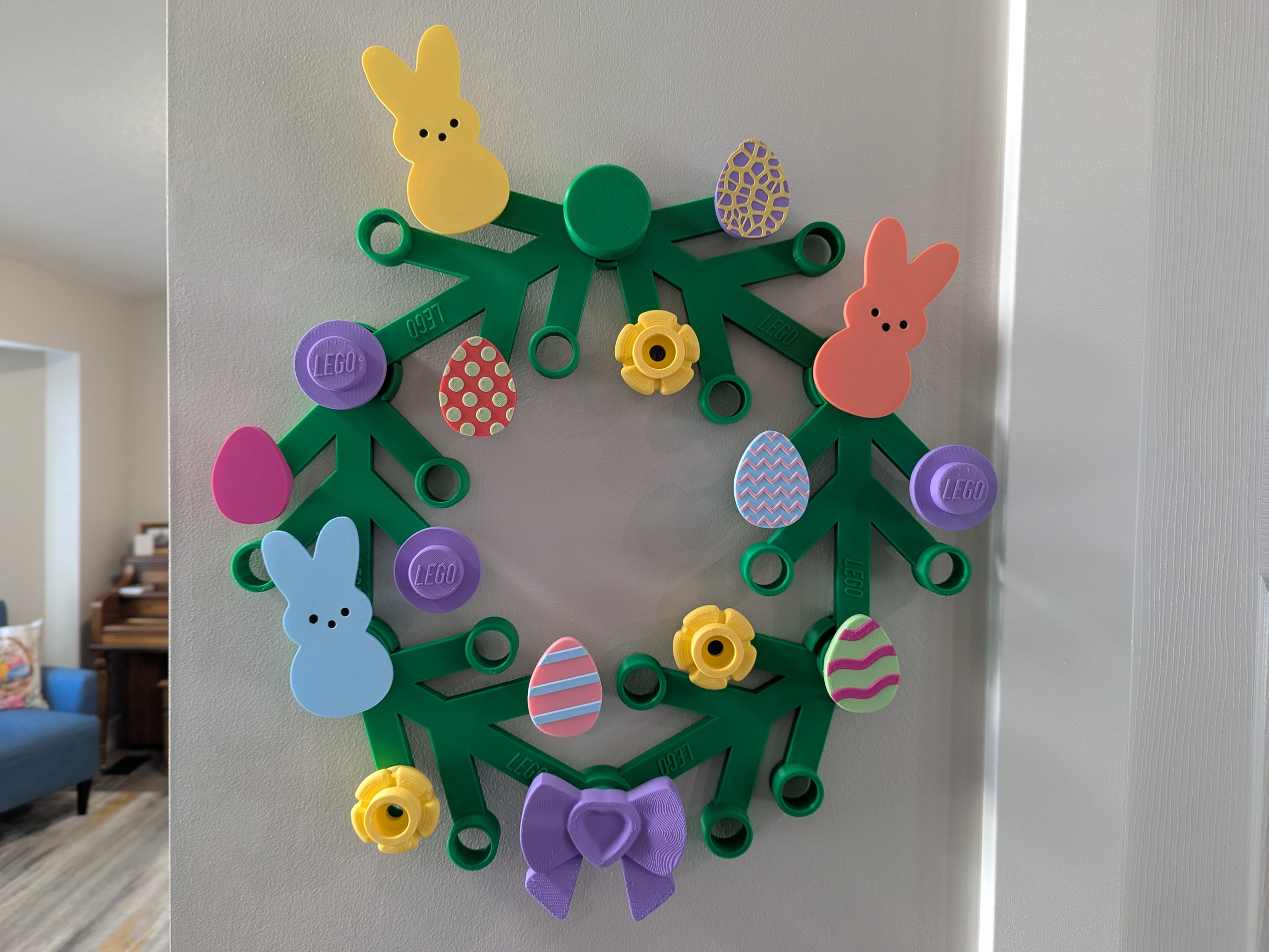 Additional Easter Eggs for Giant Lego Wreath 3D model thumbnail