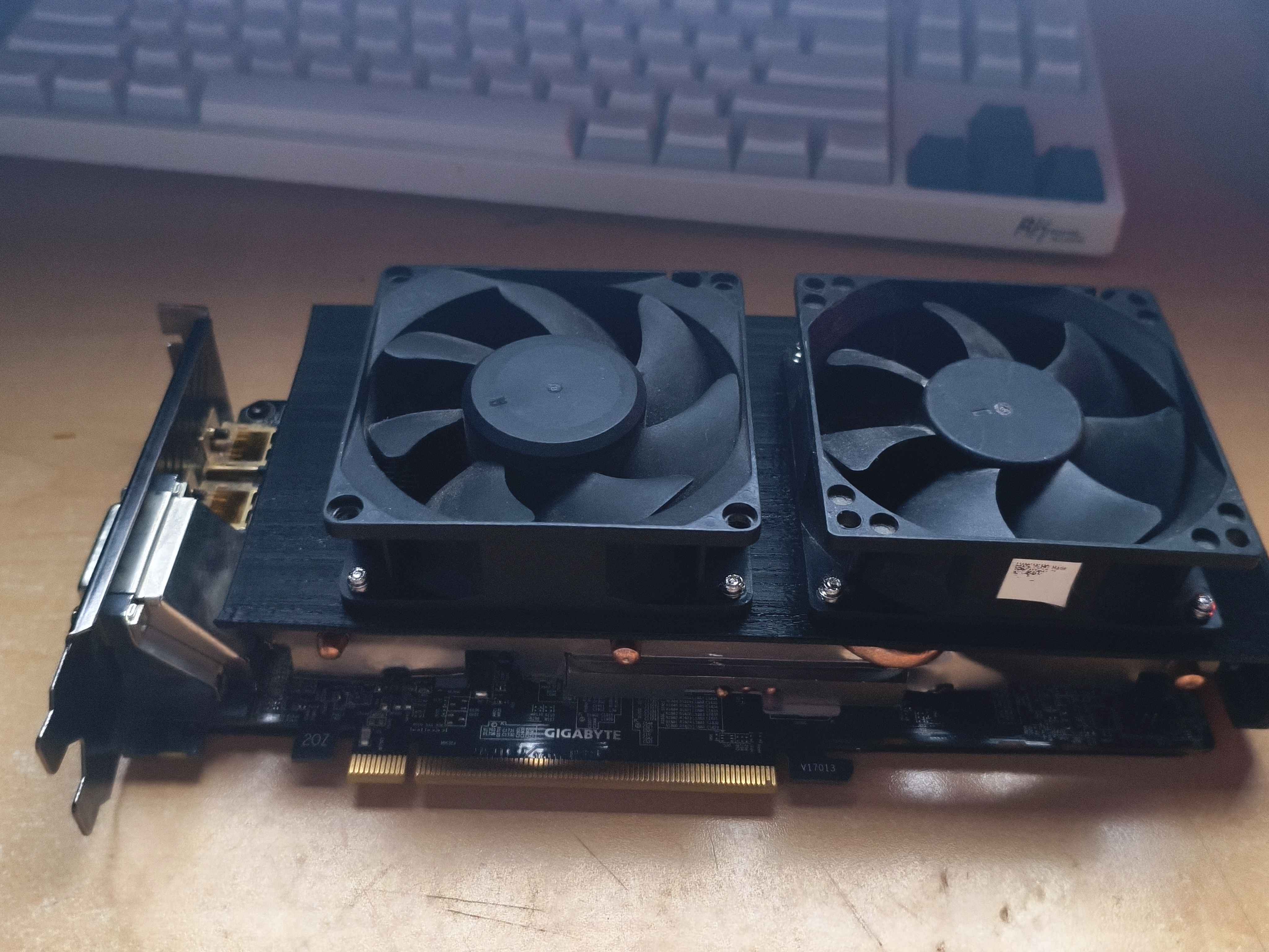 Aorus RX 580 Dual 80mm Fan Shroud 3D model