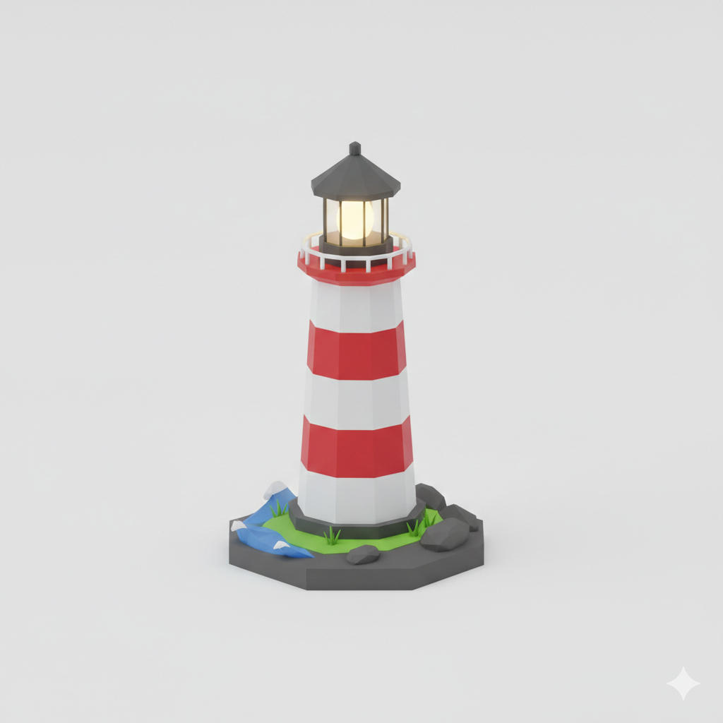 Lighthouse Low Poly