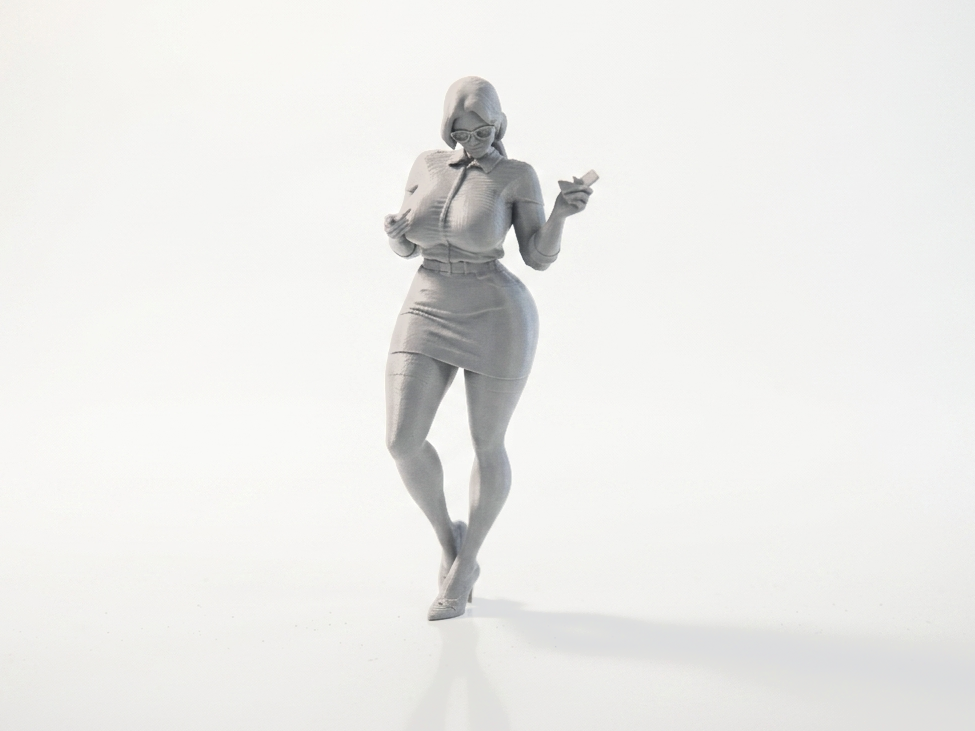 Teacher Figurine Female Character 3D Printable