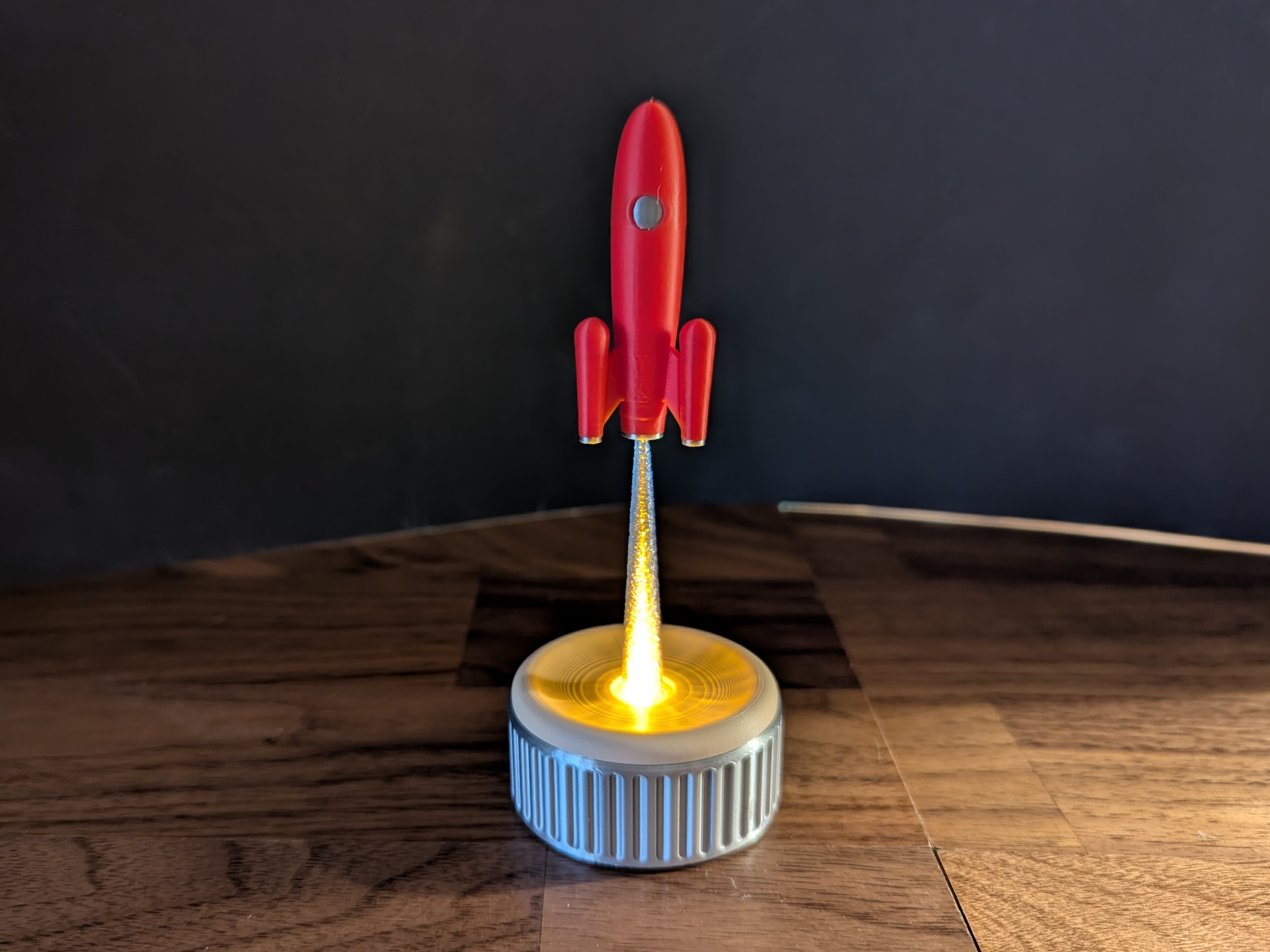 Blast Off 2! The new electric tea light rocket