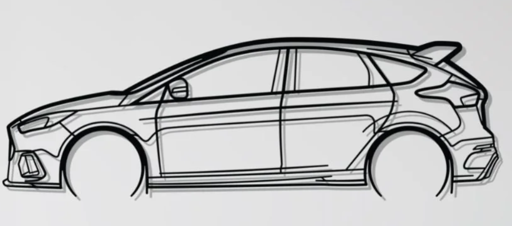 Ford Focus RS Wall Art