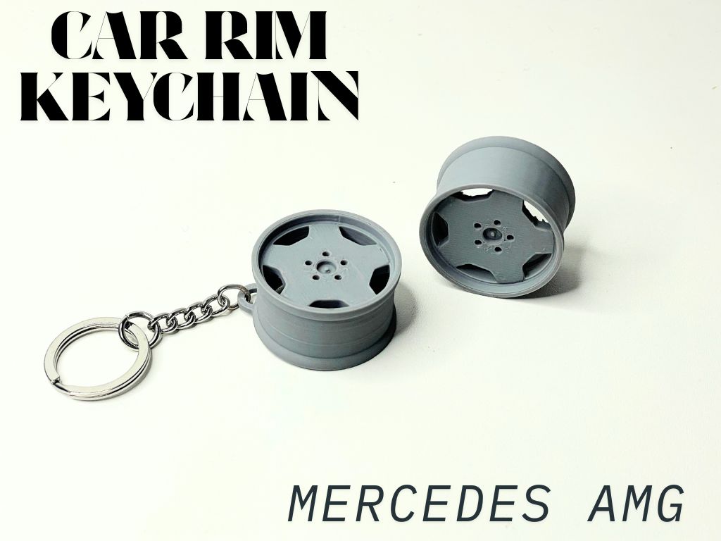 Mercedes-AMG Wheel Rim Keychain