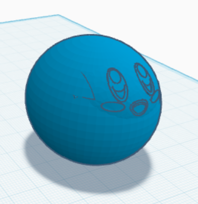 Kirby golf ball