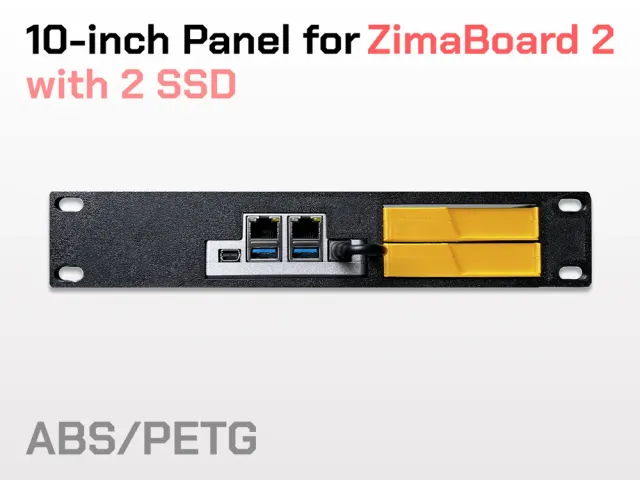 10-inch rack panel for ZimaBoard 2