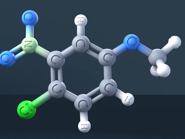 4-Chloro-3-nitroanisole 3D Molecular Model — CAS 10298-80-3