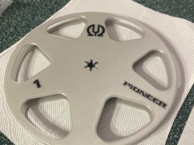 Reel2Reel empty spool 7inch / 18cm, aka Pioneer - Multicolor - for Trident