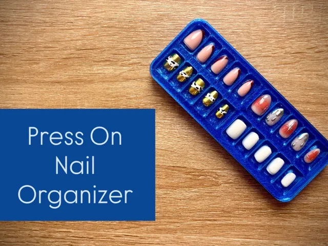 Press On Nail Organizer: Stackable Storage