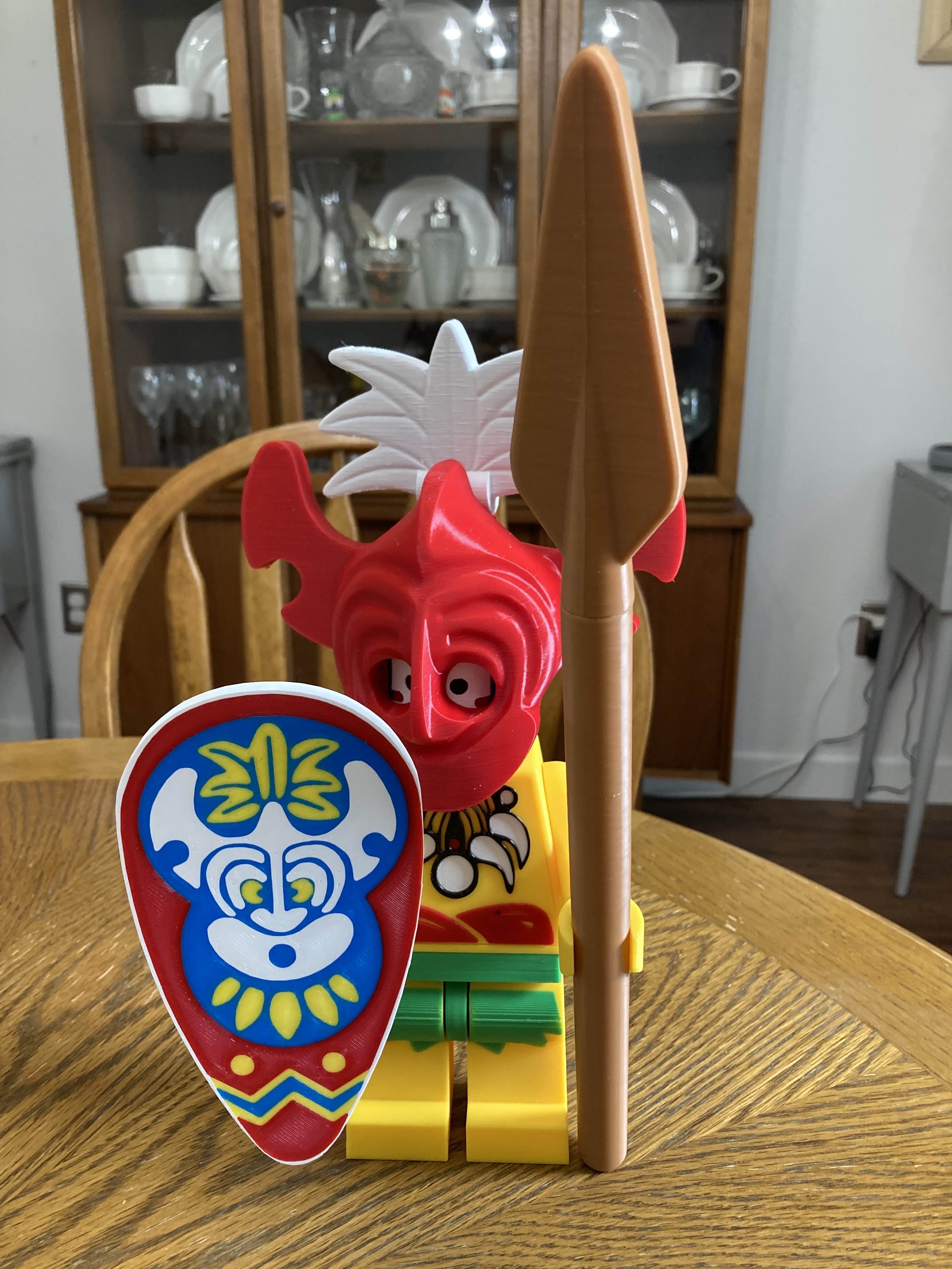 Islander, King Kahuka Brick MegaFigure (5:1 Scale)