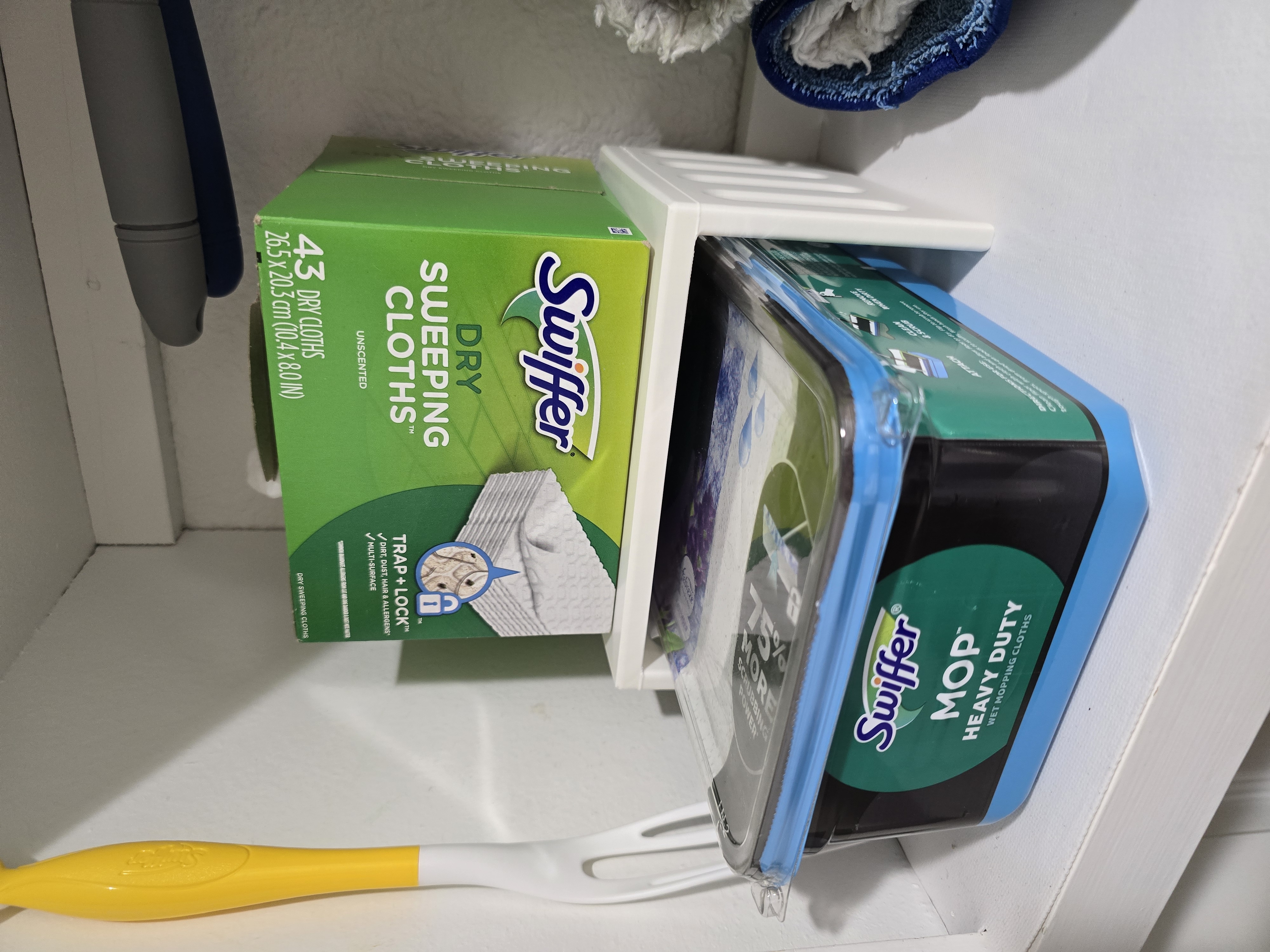 Swiffer Wet Pad Container Shelf – No-Remove Access Stand
