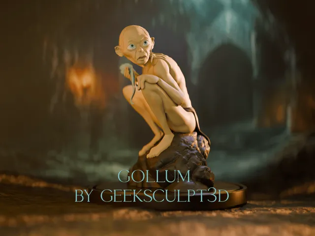 Gollum Sculpture