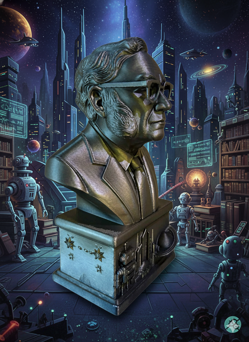 Bust Isaac Asimov