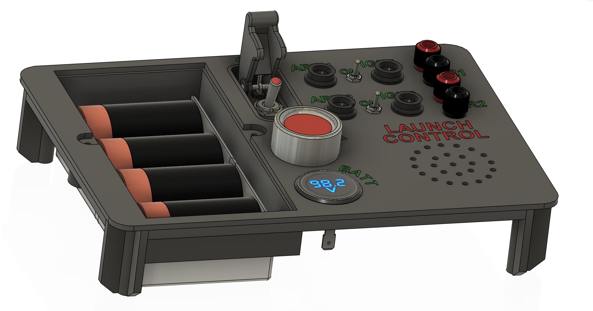 Miniatura 7 do modelo 3D Rocket Launch Control Box