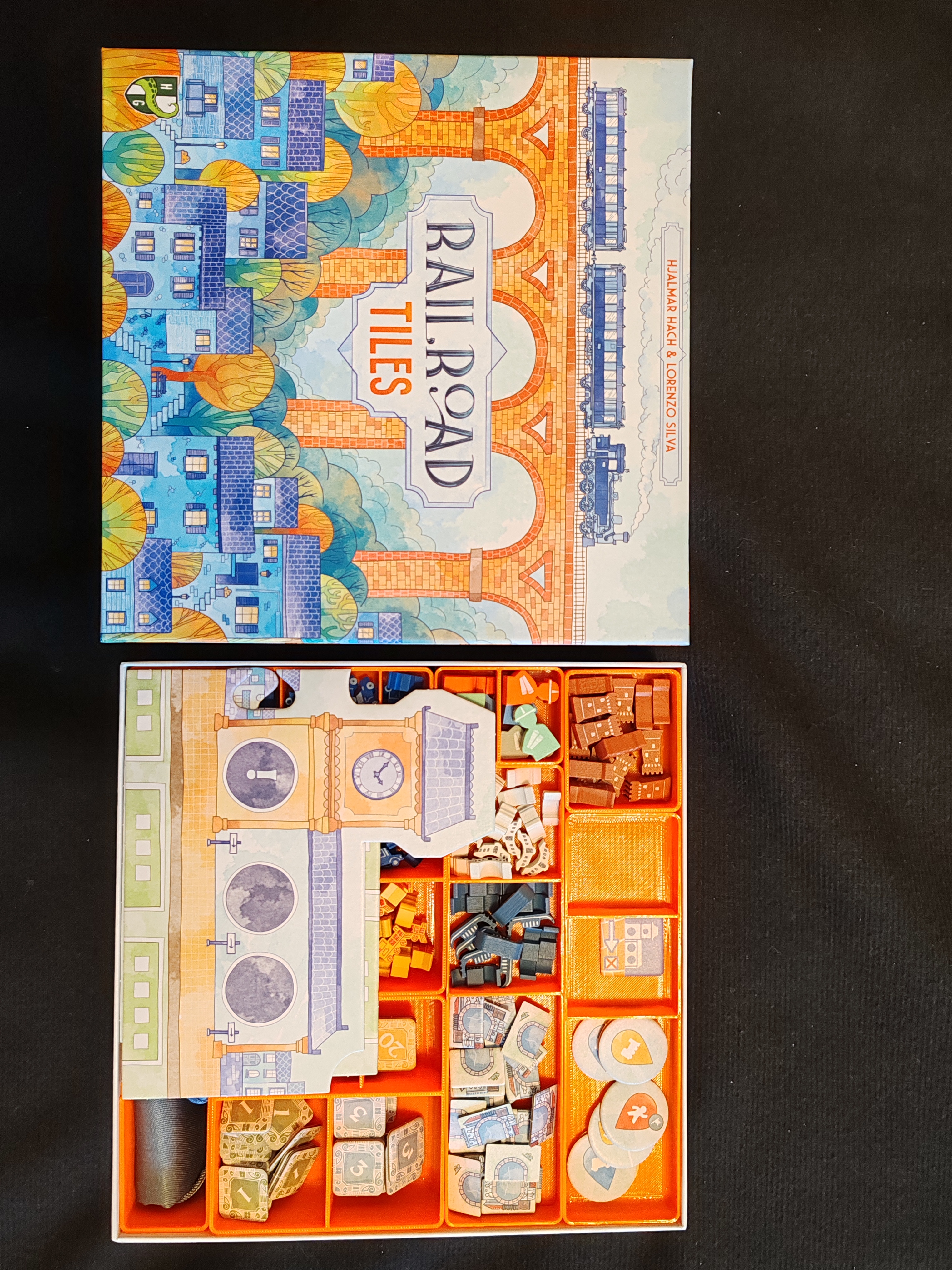 Railroad Tiles organizer + World Expansion + 2 other expansions + Promo objectives