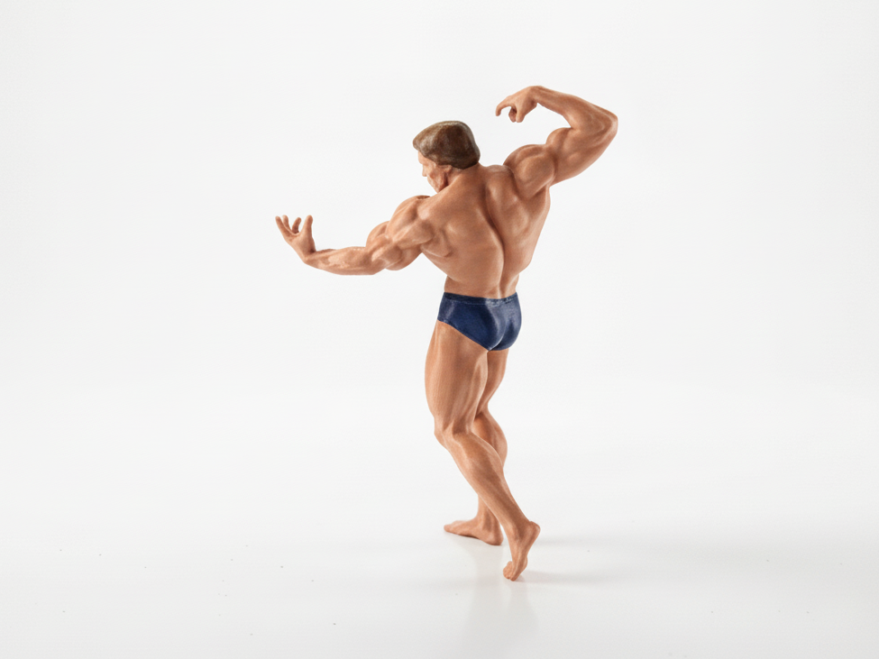 Strong Man Bodybuilder Figurine Miscellaneous 3D Printable