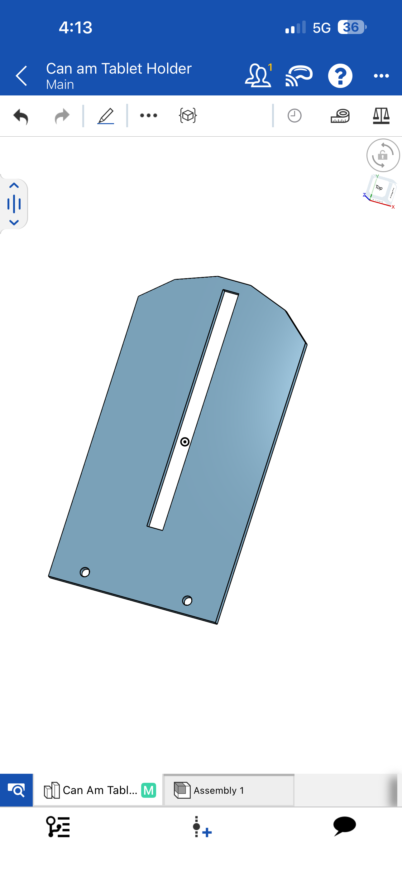 Can-Am Electronic Device Holder Extension