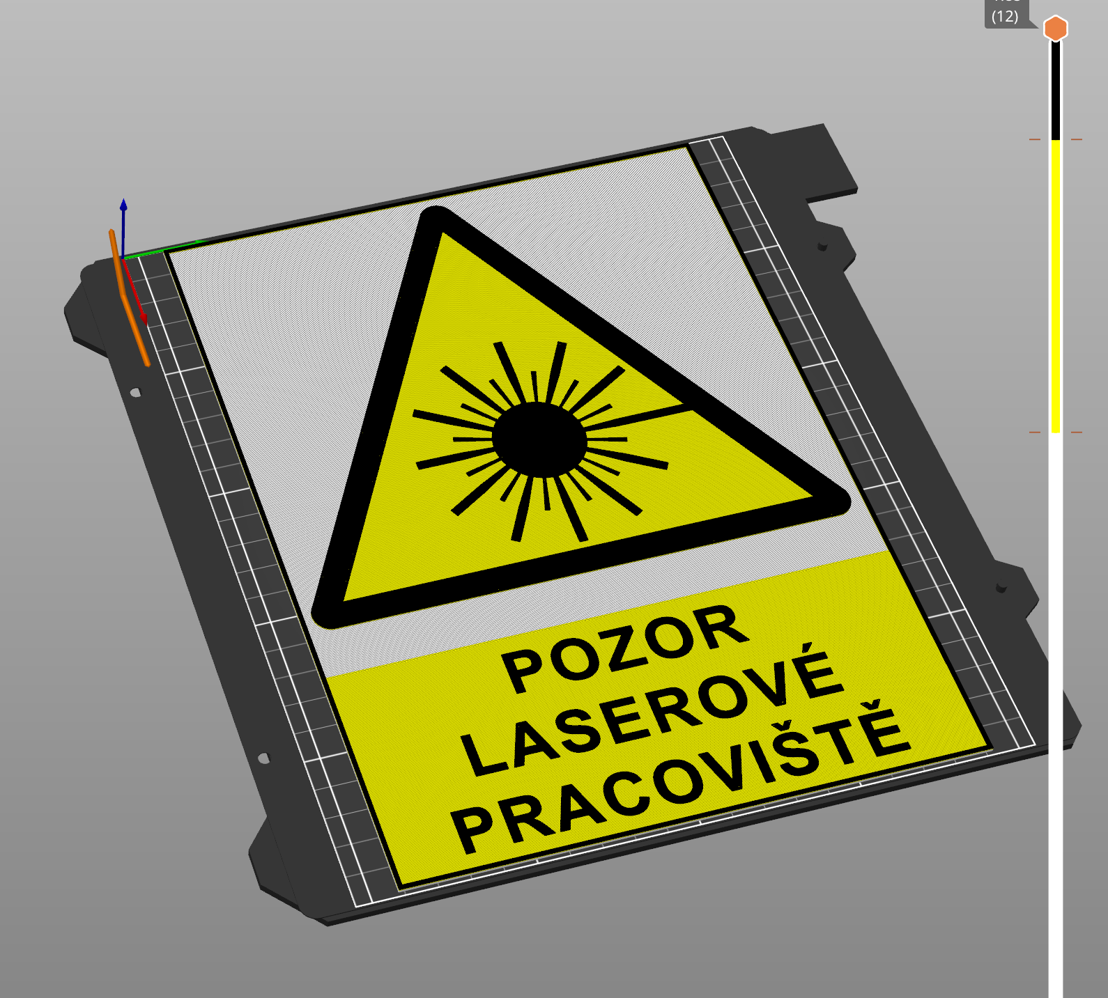 POZOR LASEROVÉ PRACOVIŠTĚ