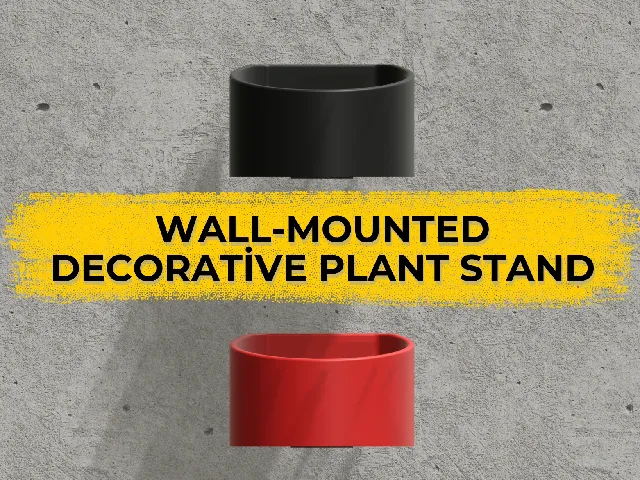 Wall-Mounted Decorative Plant Stand