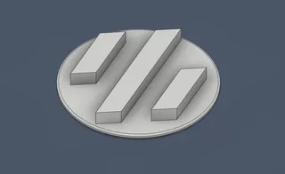 BA drive cover logo accent for Voron Trident R2