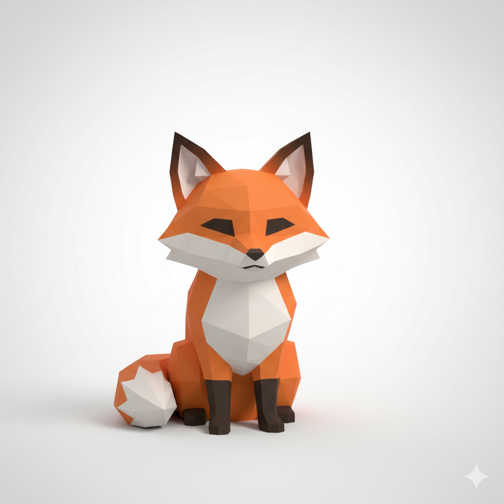 Fox Low Poly