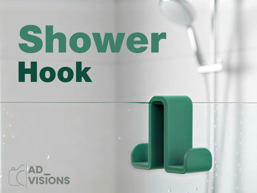 Double shower hook