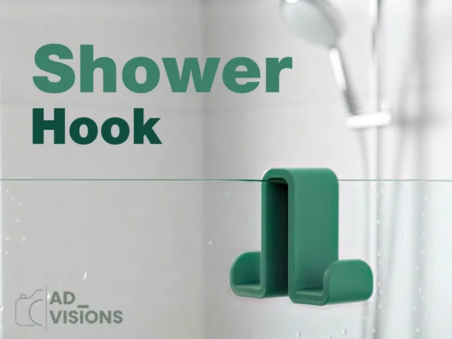Double shower hook