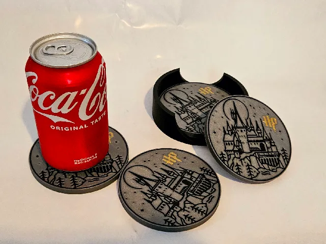 Harry Potter Hogwarts Coaster Set