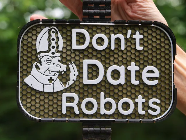 Don't Date Robots sign