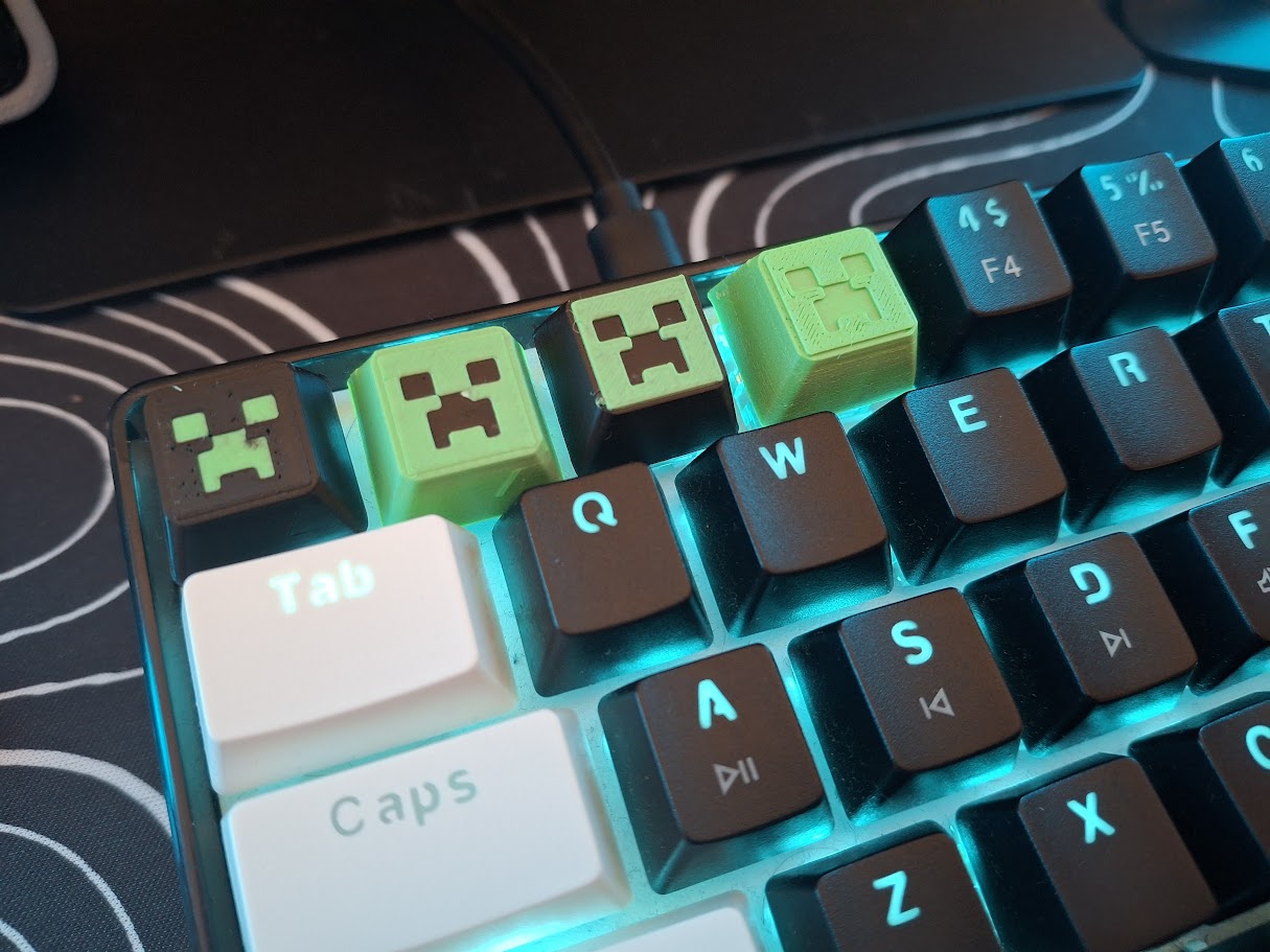 Minecraft Creeper Keycap