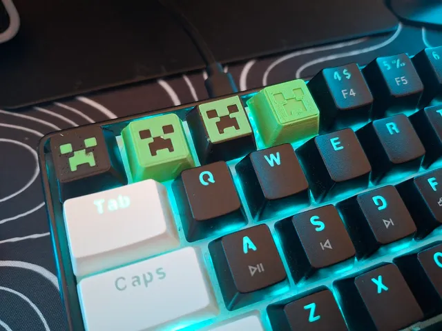 Minecraft Creeper Keycap