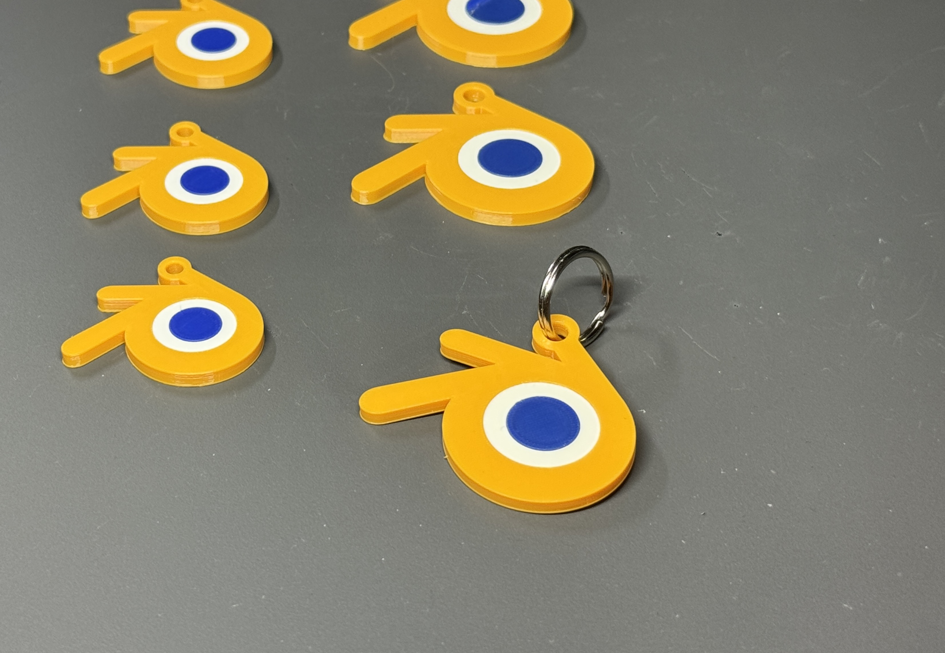 Blender Logo Keychain