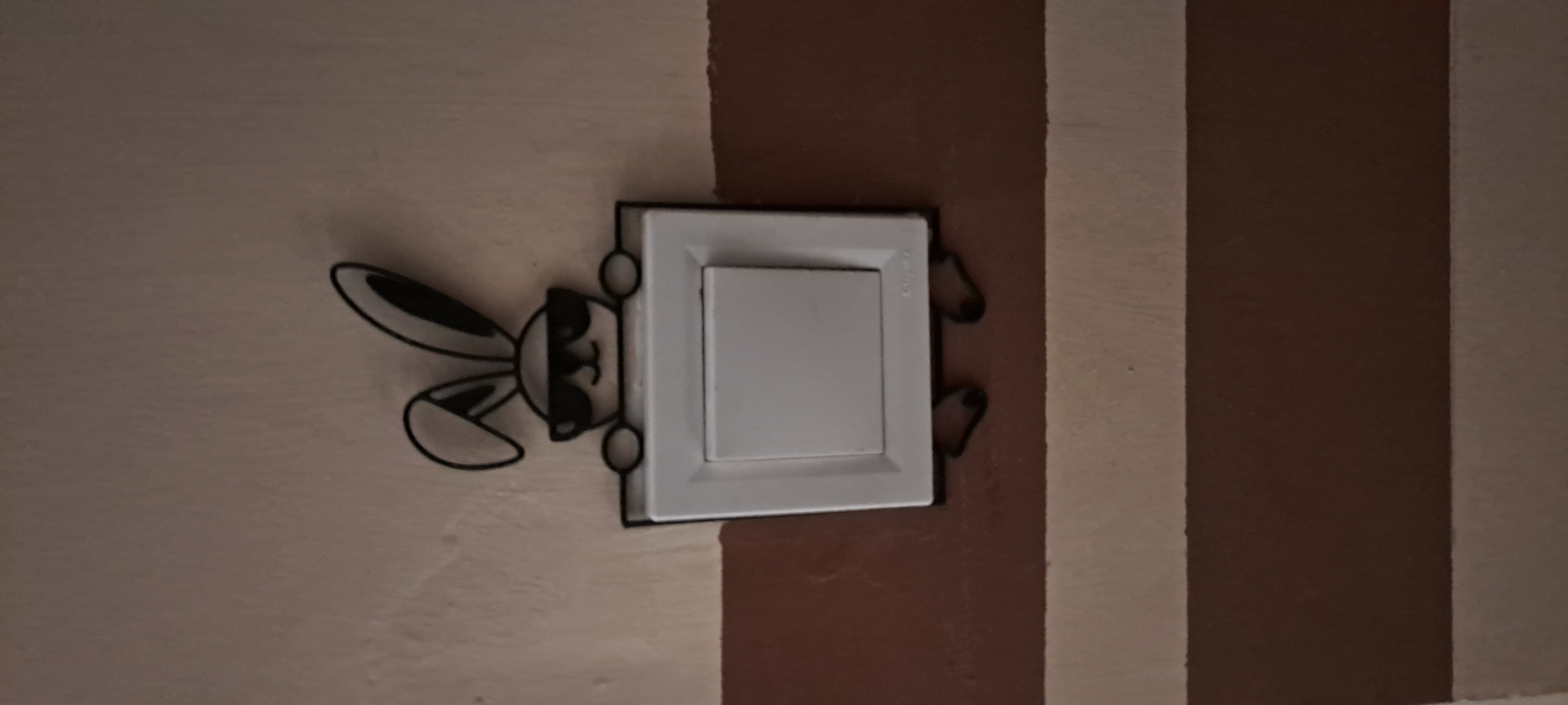 Bunny light switch decoration
