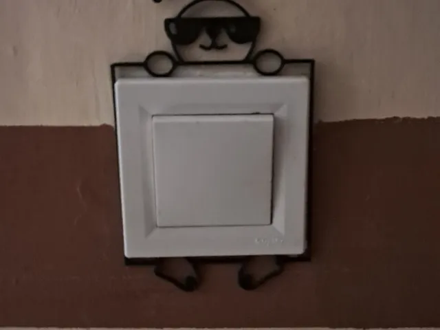 Bunny light switch decoration