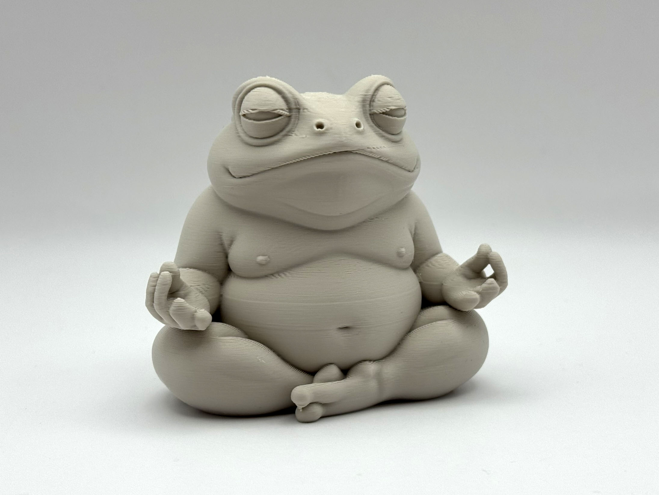 Miniatura 5 do modelo 3D Chonky Zen Frog
