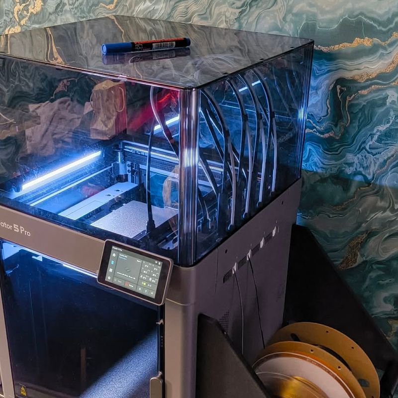 Flashforge Creator 5 (Pro) filament rack by EEdvard | Download free STL ...