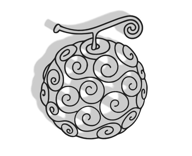 One Piece Devil Fruit Decor