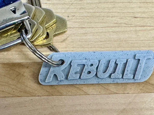 FRC Rebuilt Season Keychain