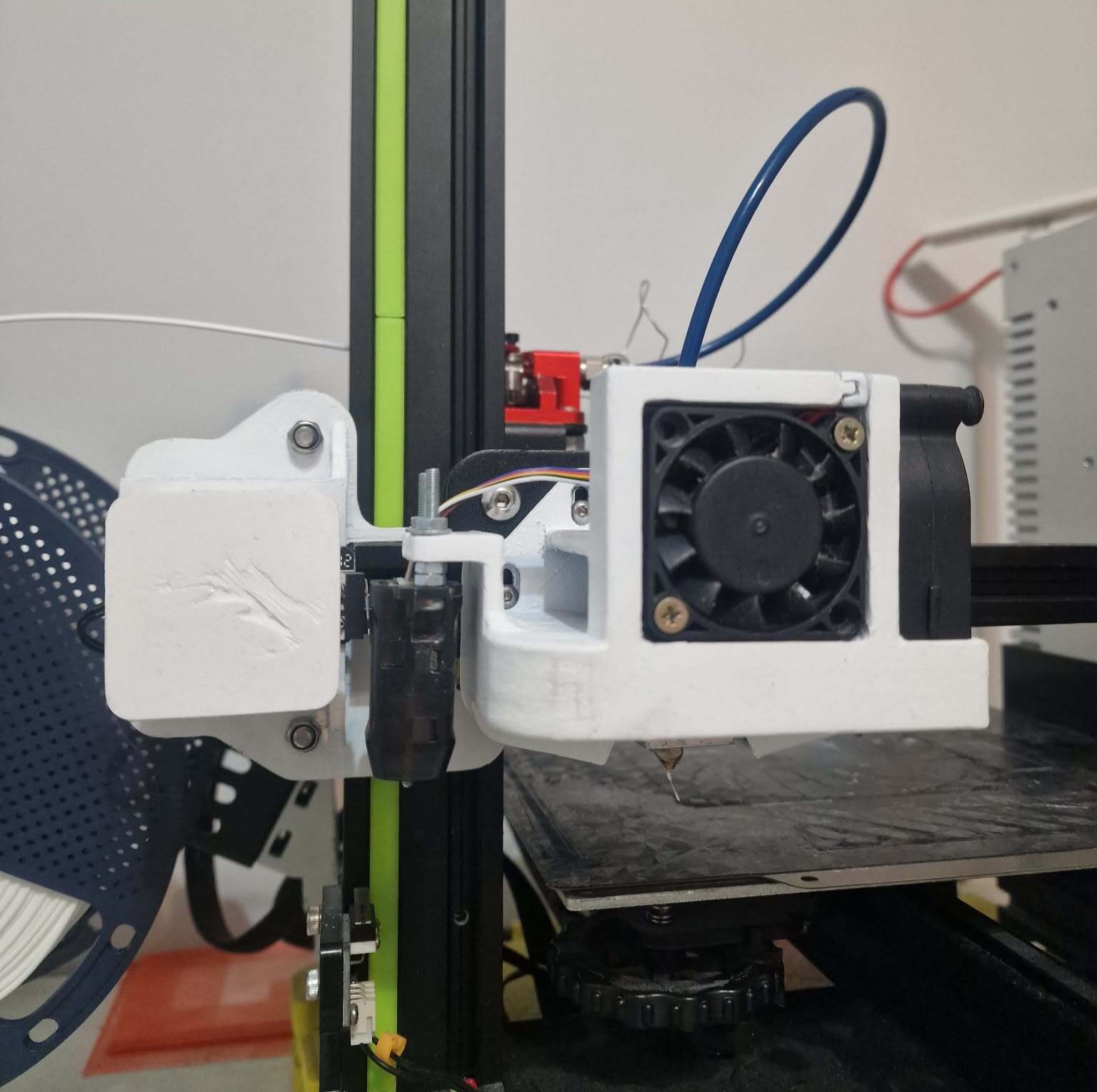 Ender 3 X-axis cover with an adjusted endstop position